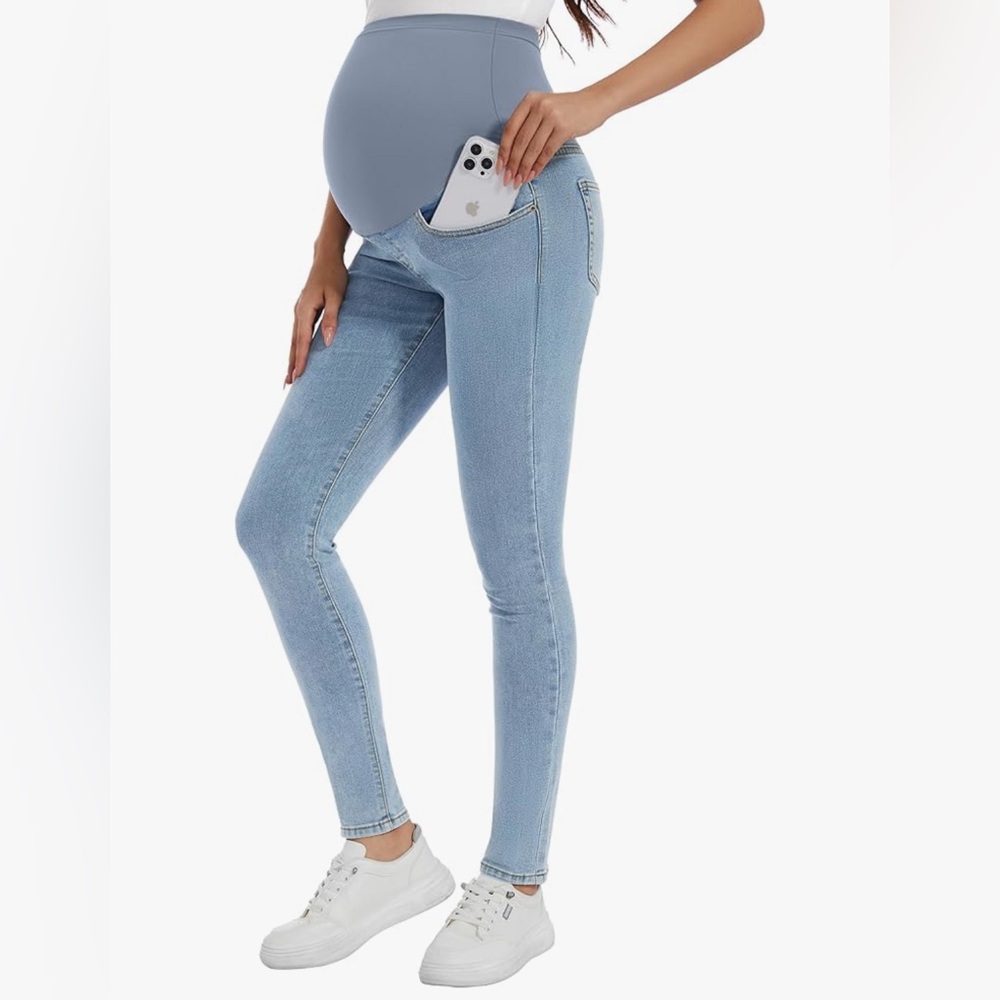 Maternity Blue Denim Jeans